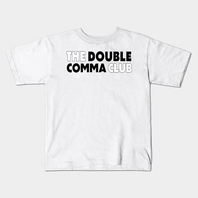 The Double Comma Club - reversed Kids T-Shirt by The Double Comma Club